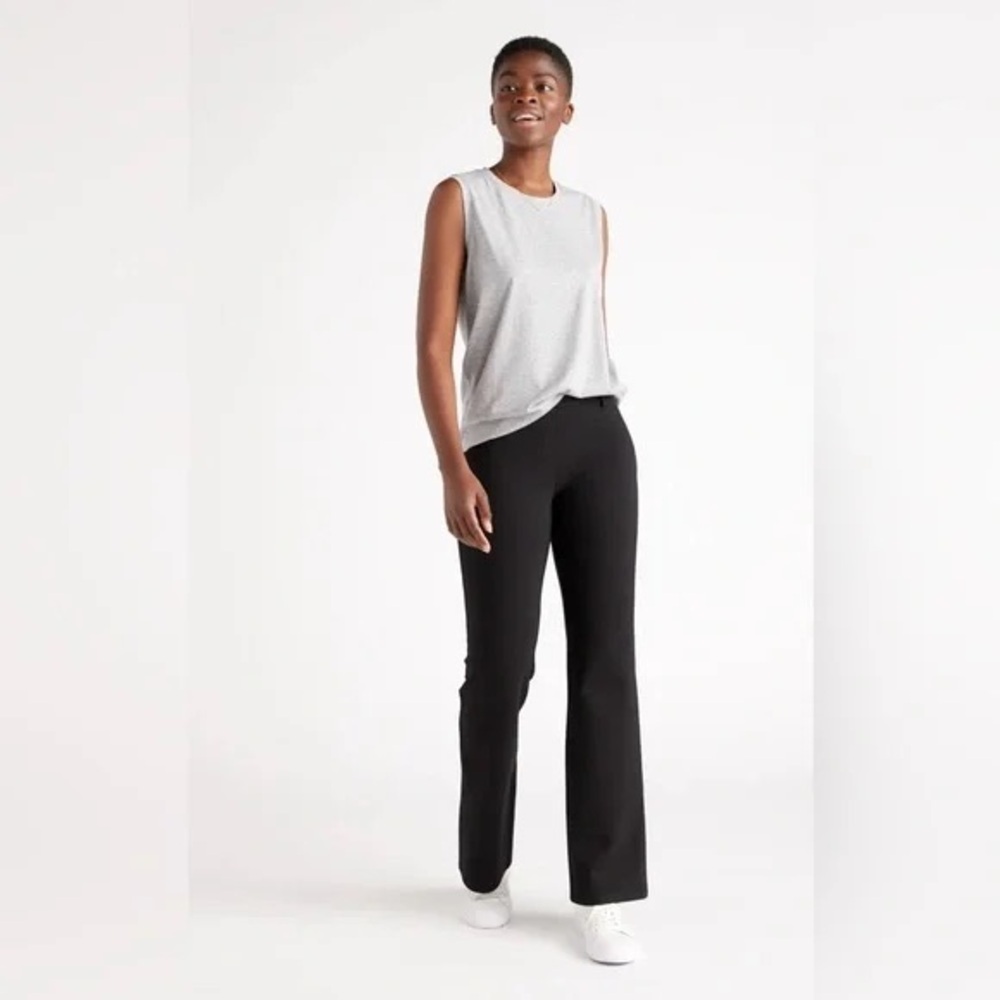 Quince Black Boot Cut Pants A0527